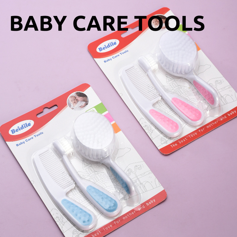 Hair Care Kit - New-3pcs Baby Comb, Baby Toothbrush and