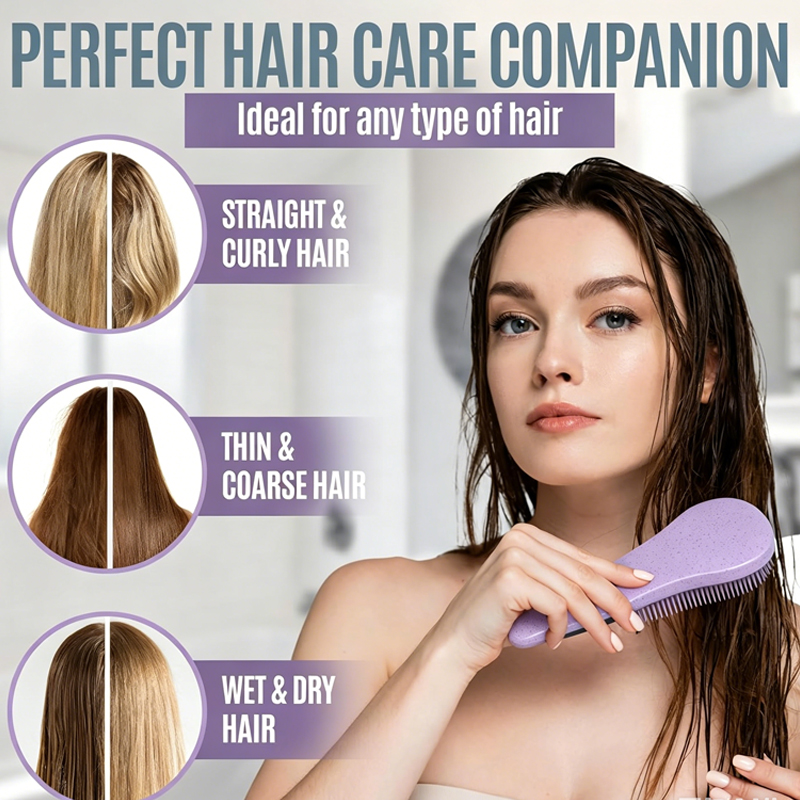 Wheat Straw Scalp Massage Brus – обзор и цена Hair Care Kit