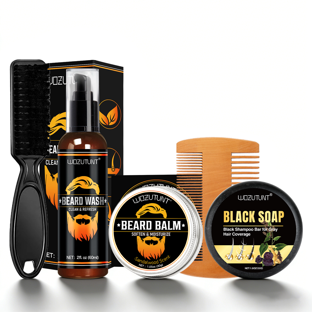 Beard Wash Moustache Balm and  – обзор и цена Hair Care Kit