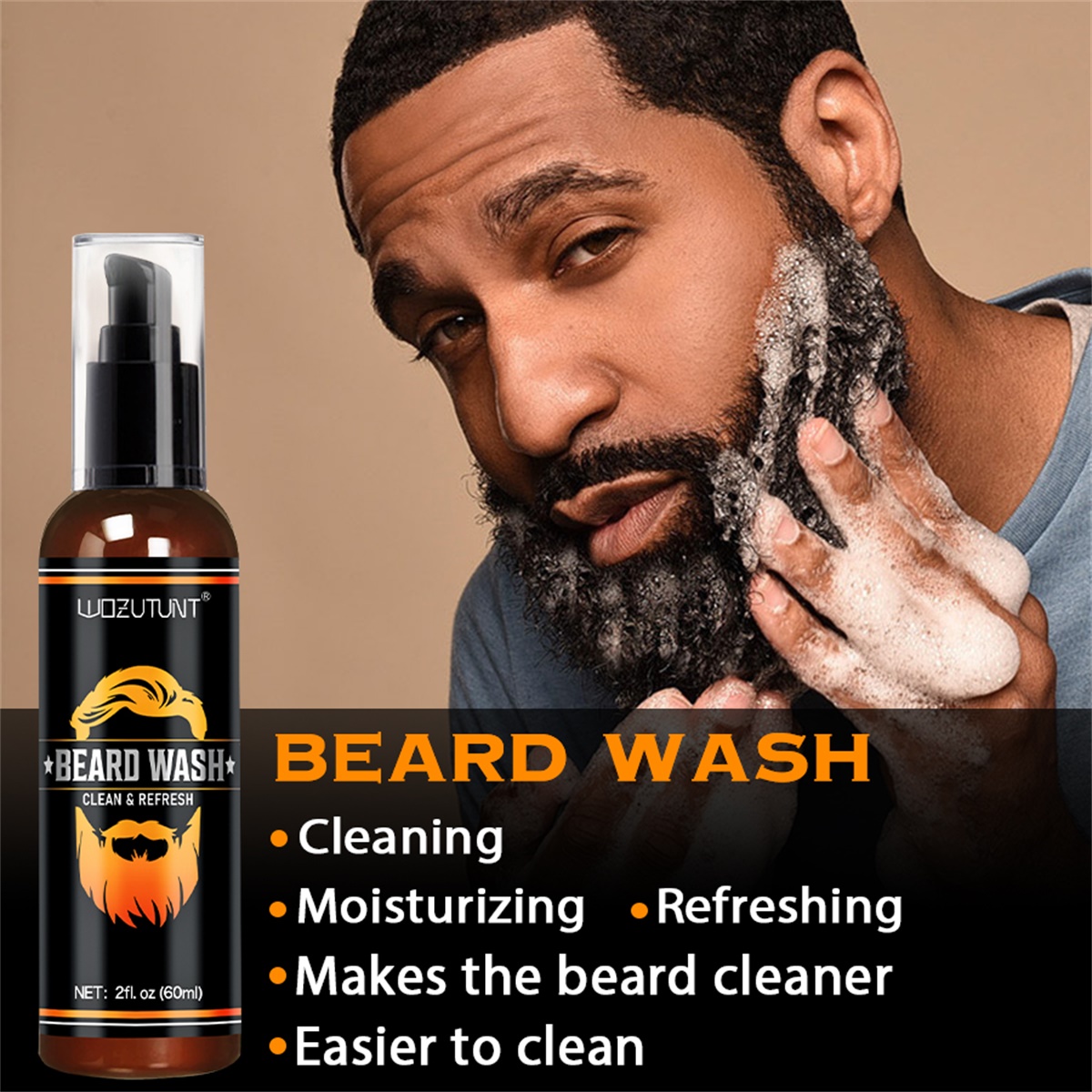 Beard Wash Moustache Balm and  – обзор и цена Hair Care Kit