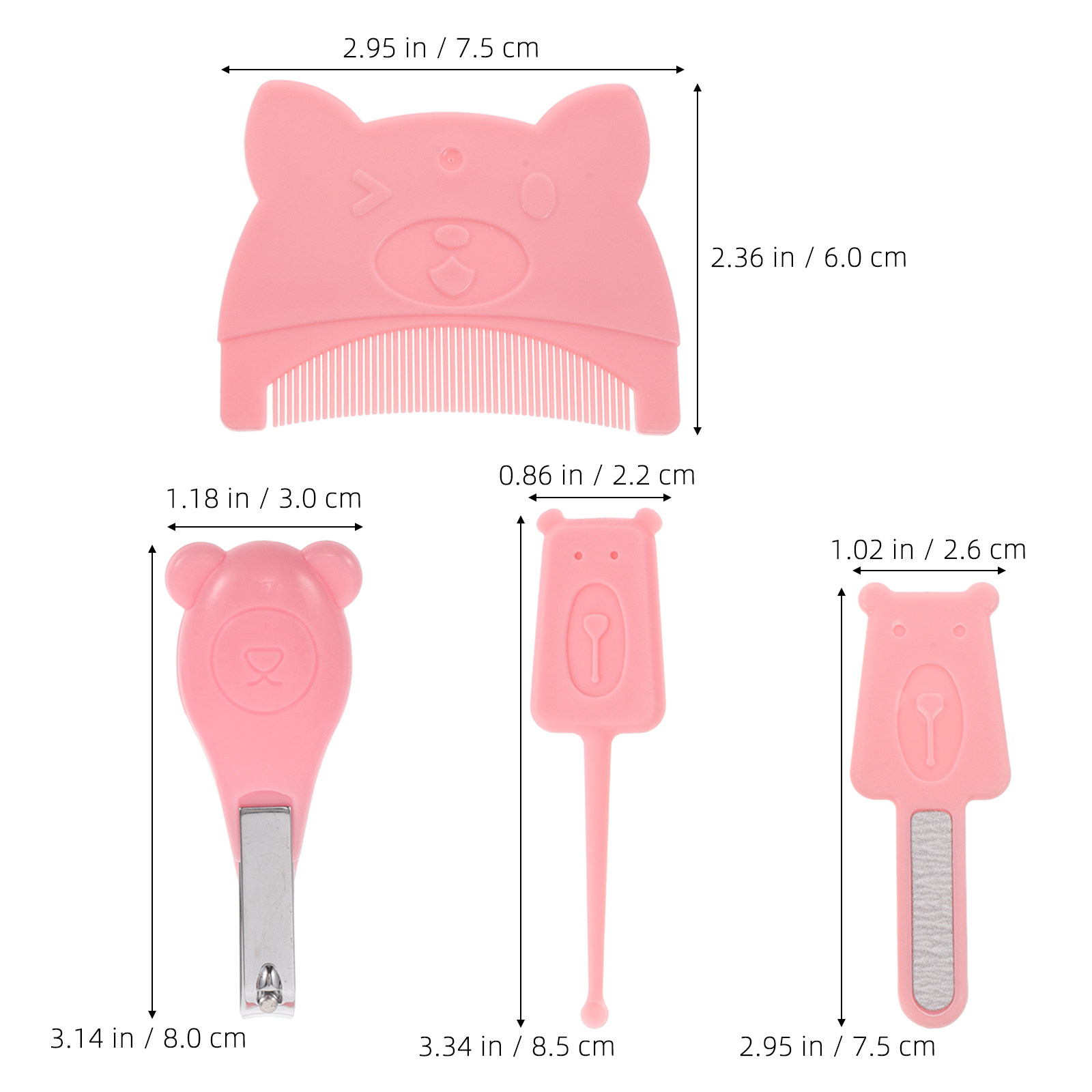 1Set Newborn Hair Comb Cartoon – обзор и цена Hair Care Kit